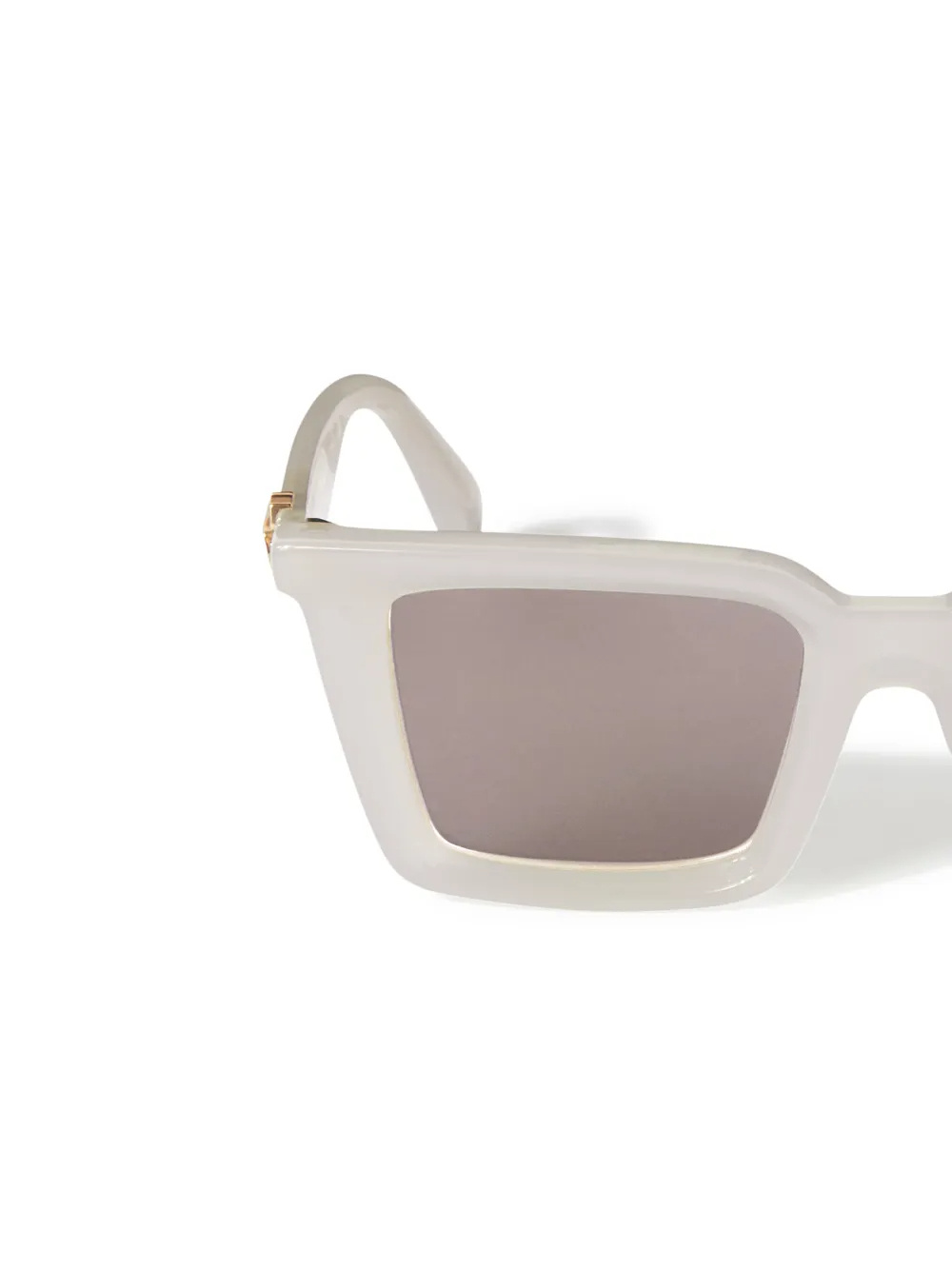Off-white Full Frame Sunglasses In Gray