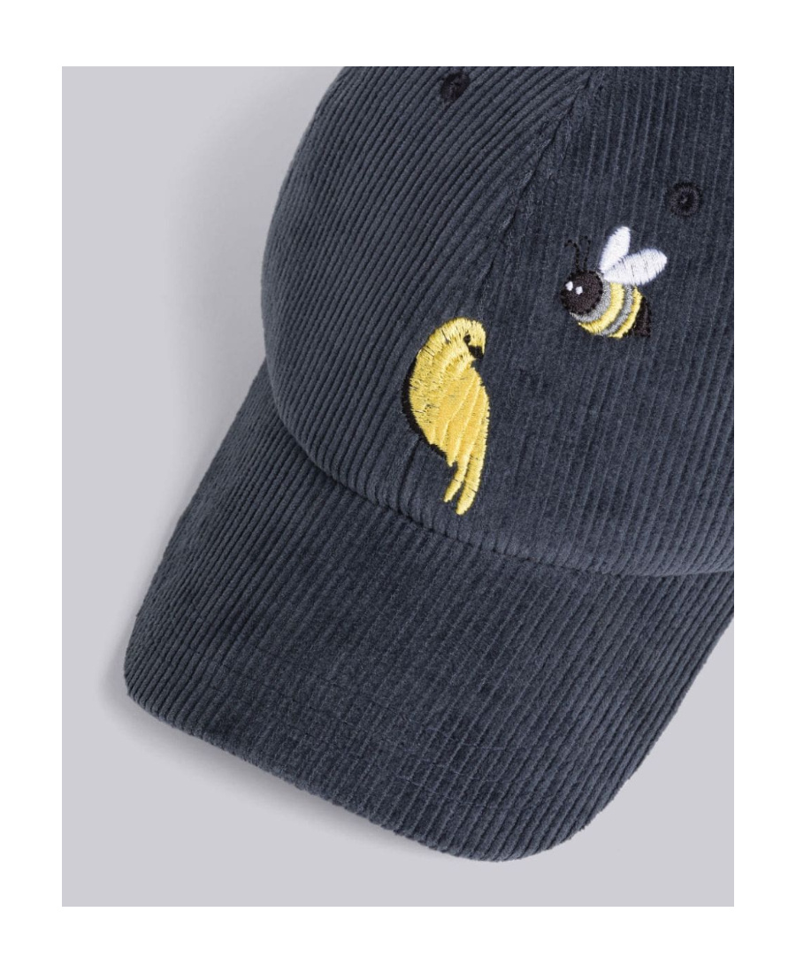 THOM BROWNE CORDUROY-DETAIL BASEBALL CAP