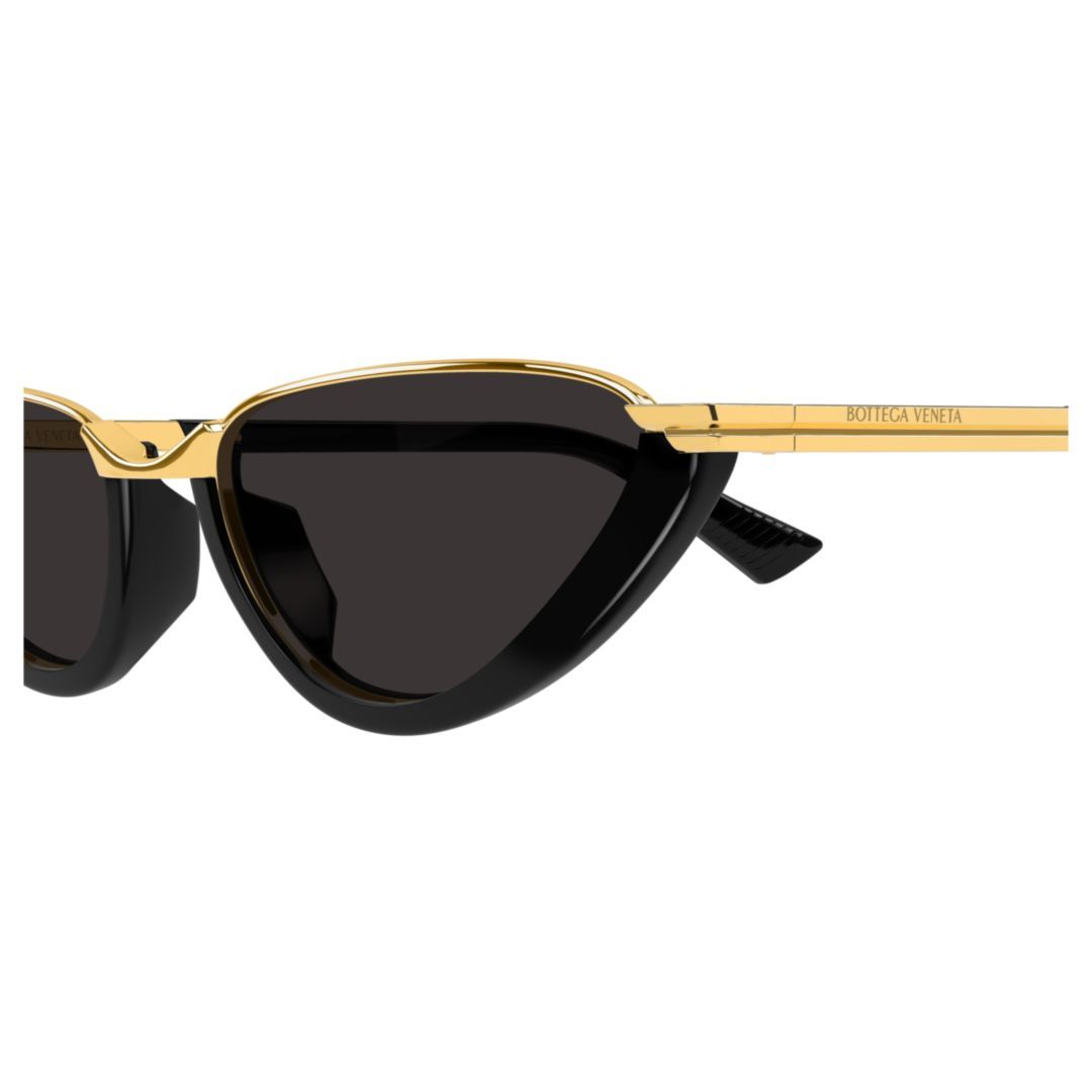 Bottega Veneta Eyewear Classic Cat Eye Sunglasses In Black