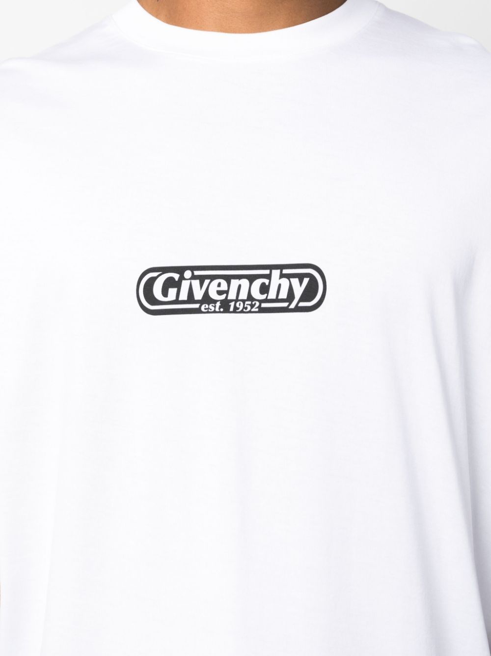 Givenchy Logo Cotton T-shirt In White
