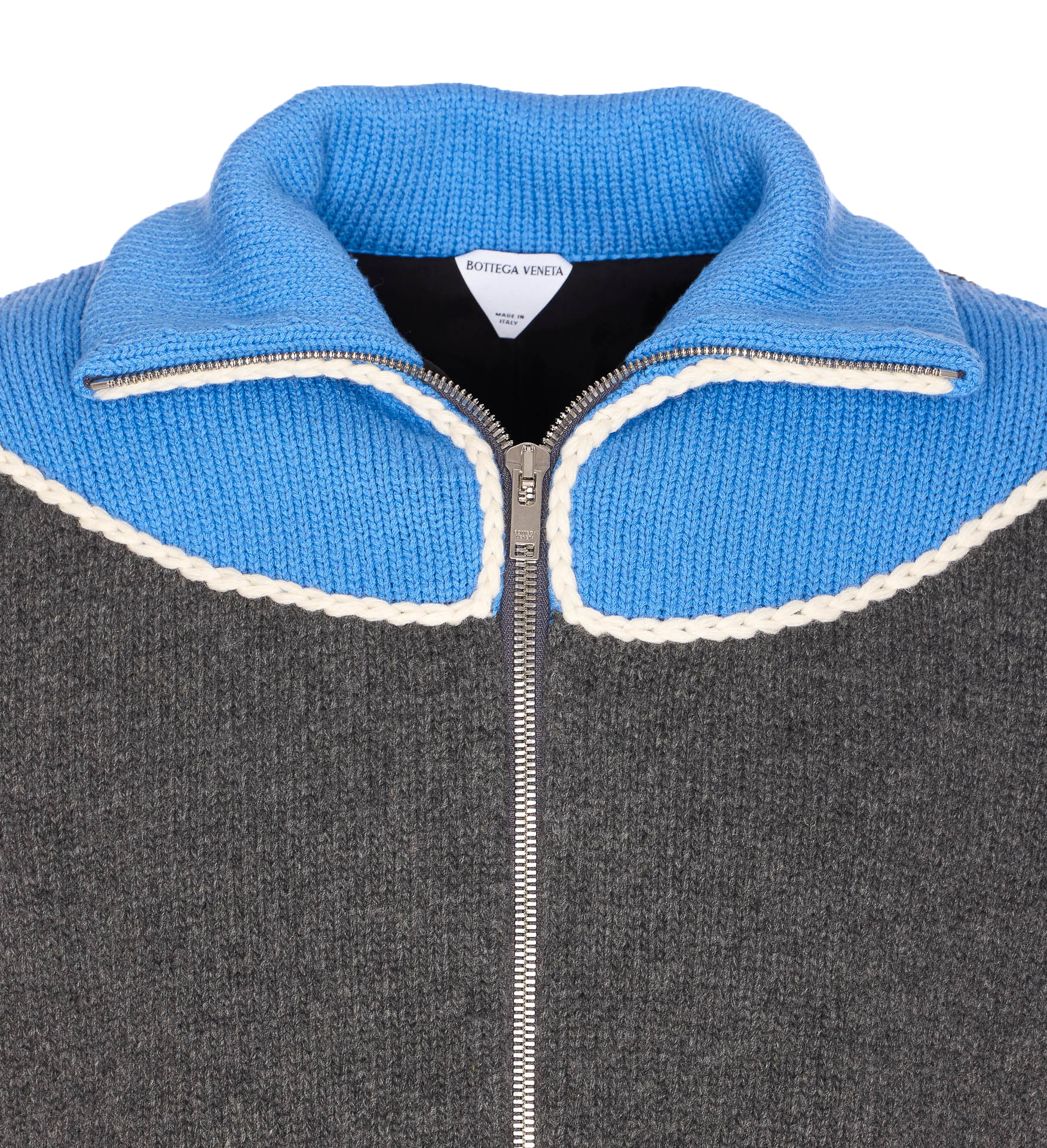 Bottega Veneta Zipper Cardigan In Multi