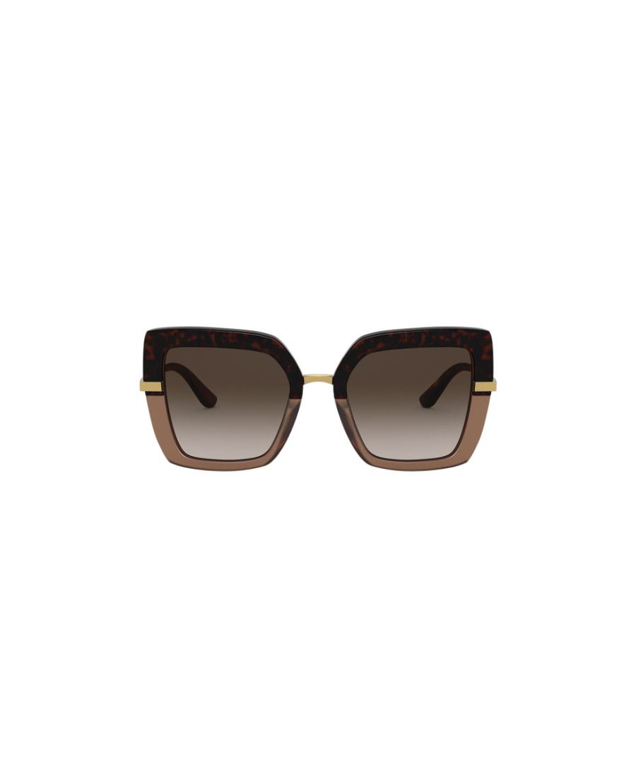 Dolce & Gabbana Logo Sunglasses In Brown