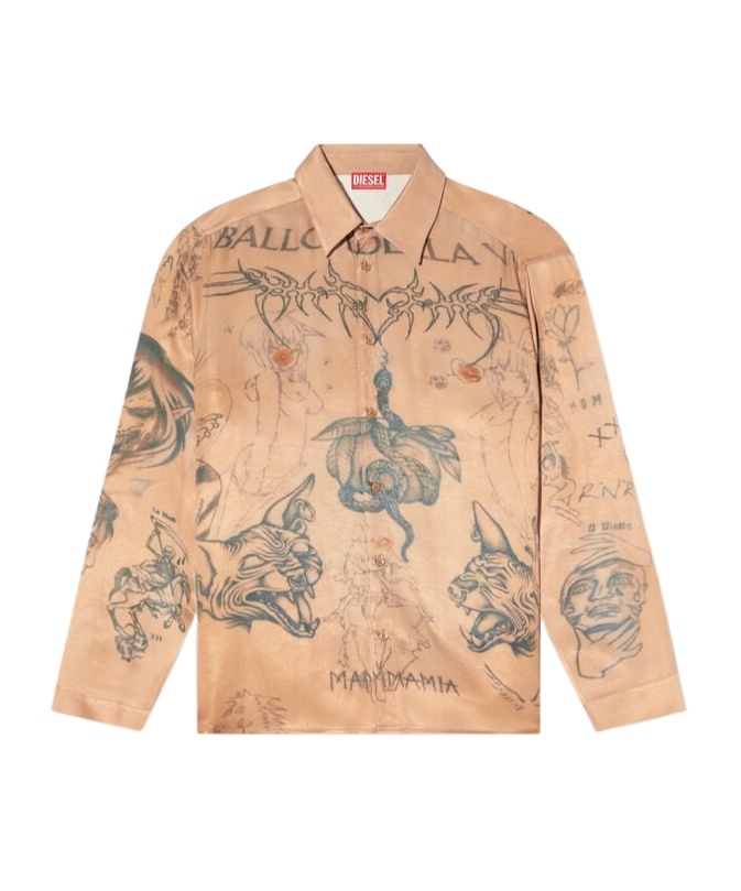 DIESEL X DAMIANO DAVID S-SIMPLY SHIRT