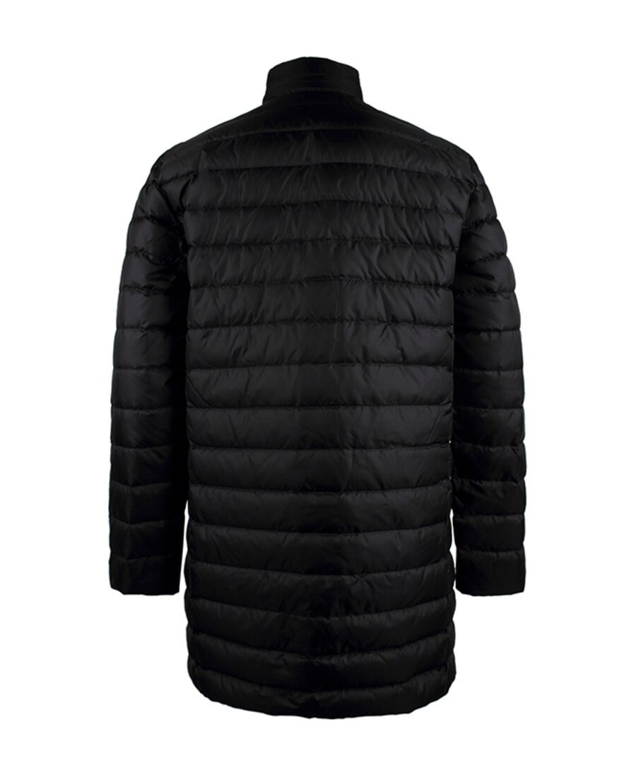 Ea7 Quilted Down Jacket In Black