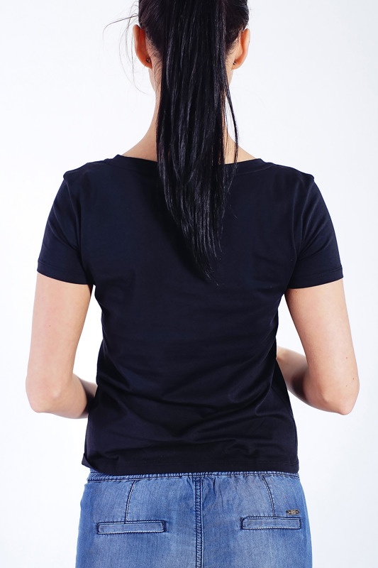 Shop Armani Jeans Logo Details T-shirt In Black