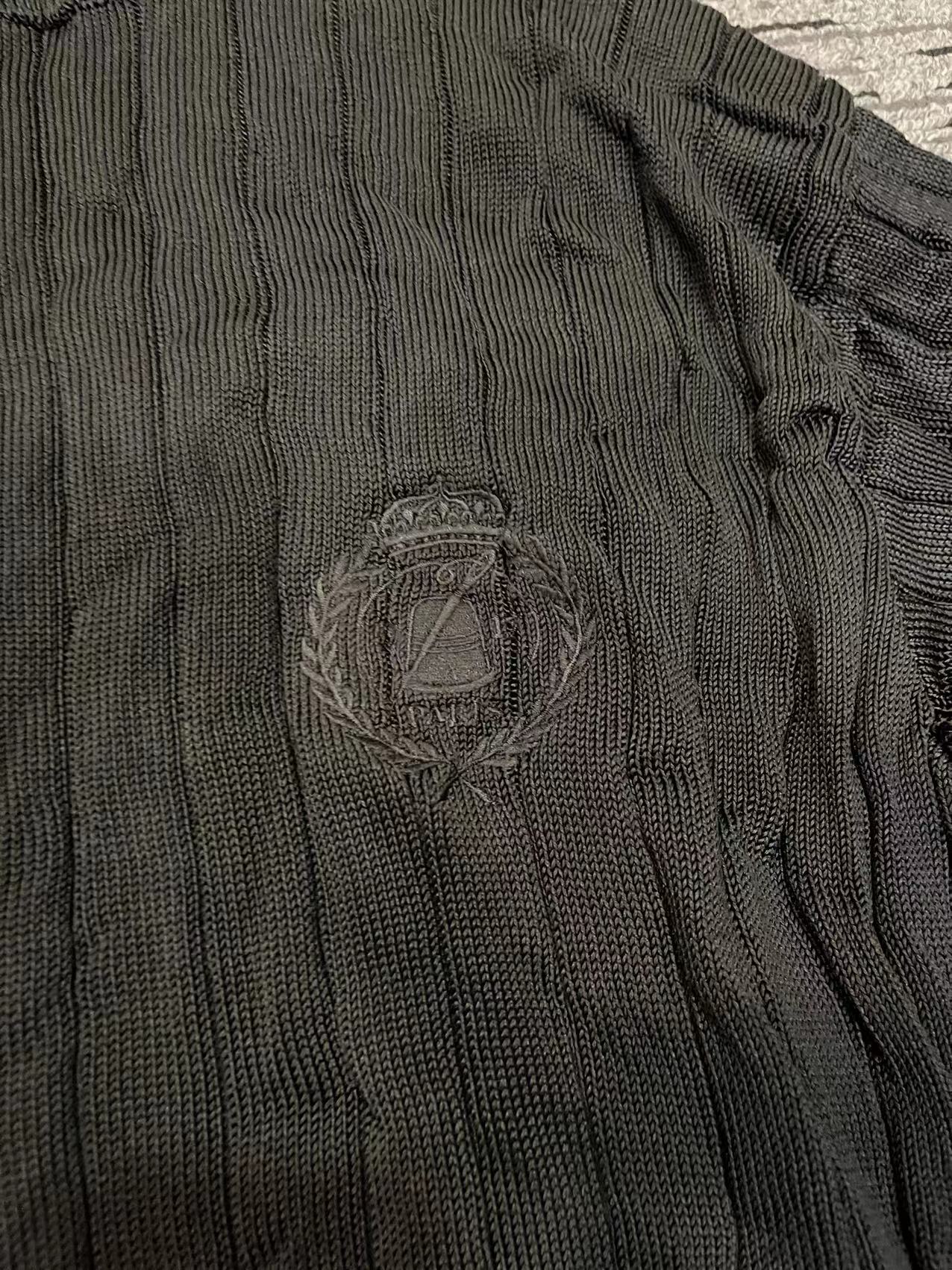 Balenciaga Creased Turtleneck Knit Jumper In Black