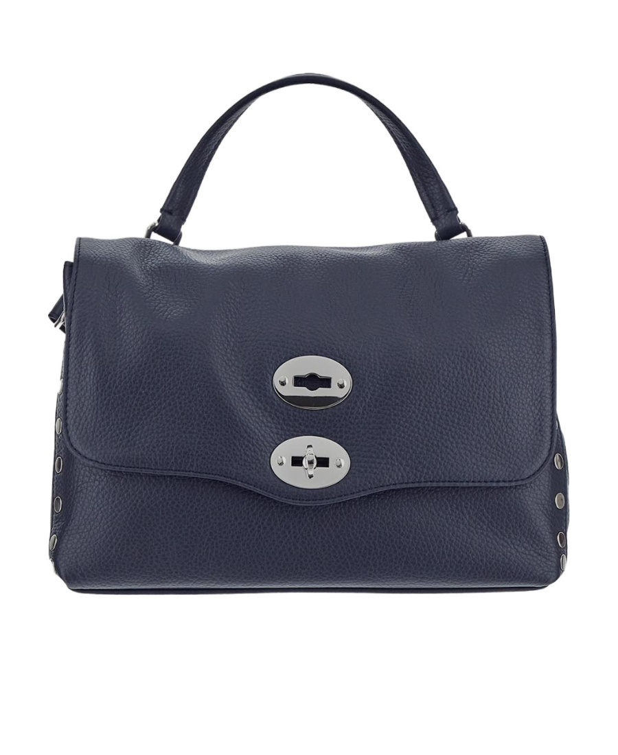 Zanellato Postina Twist-lock Large Tote Bag In Black