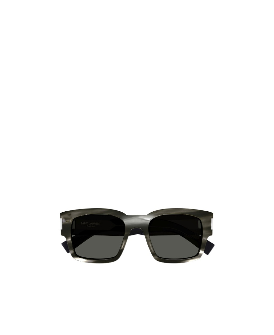 Saint Laurent Sl 617 Square-frame Sunglasses In Black