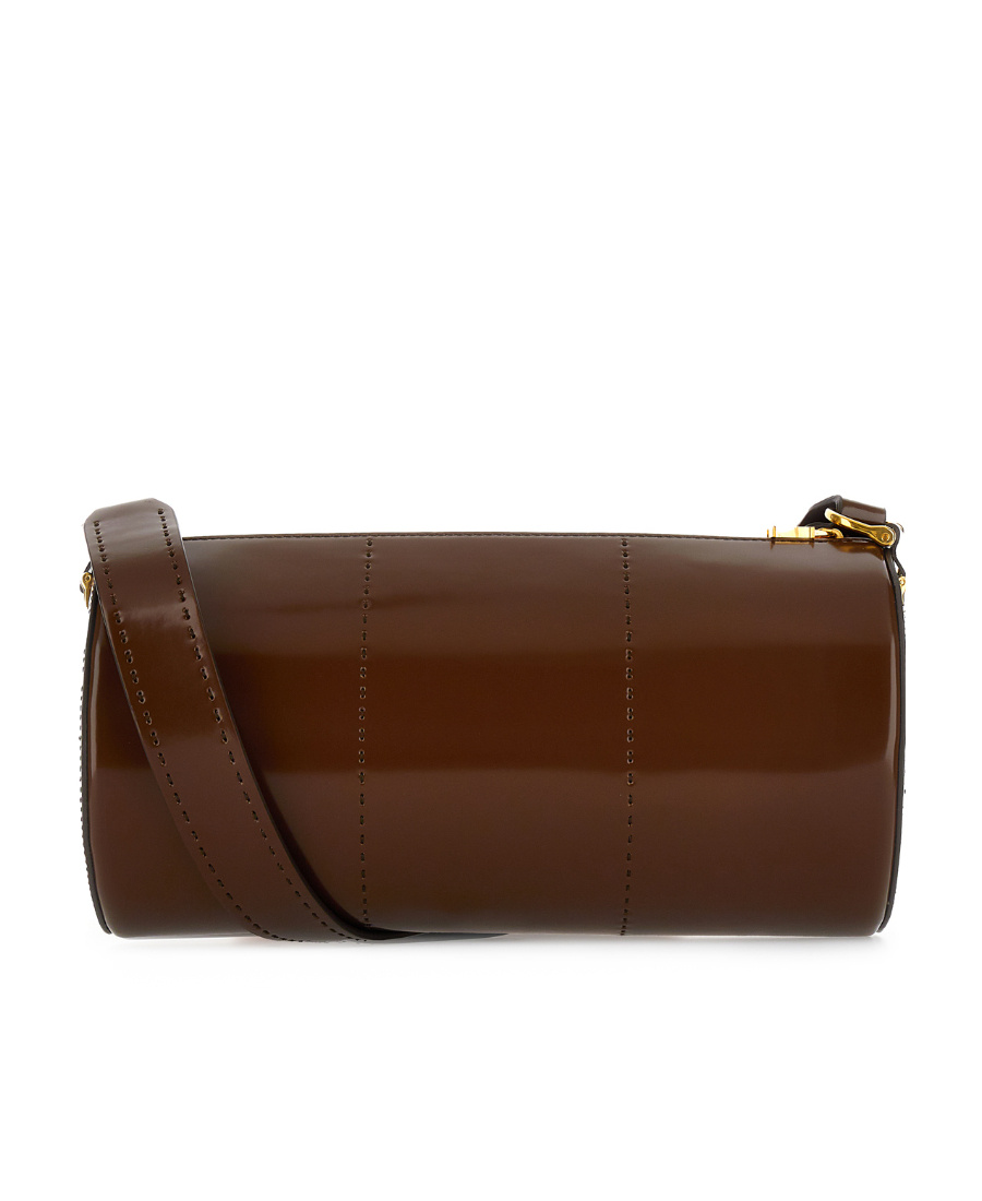 Max Mara Adjustable Shoulder Strap Shoulder Bag In Brown