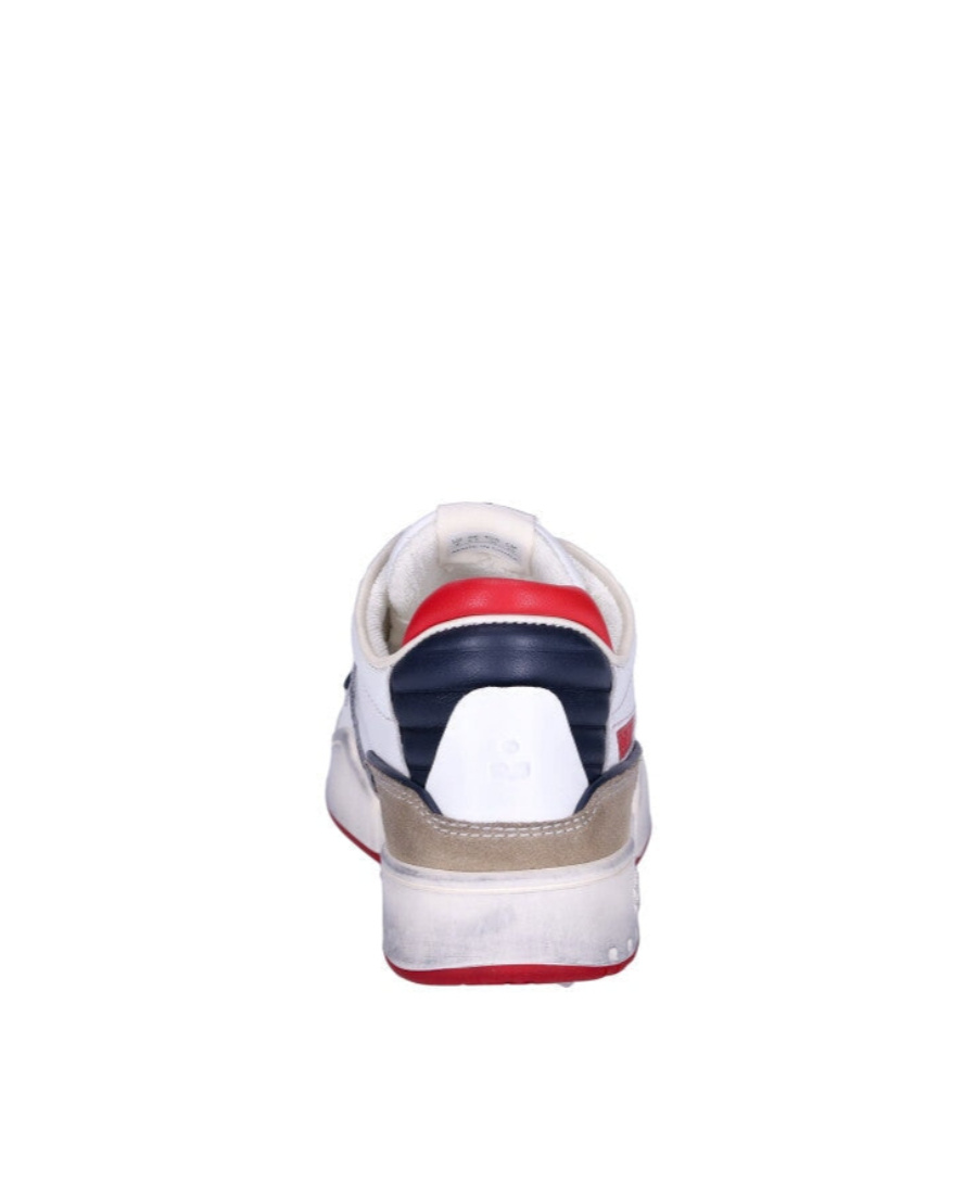 Shop Isabel Marant Emree Leather Sneakers In White