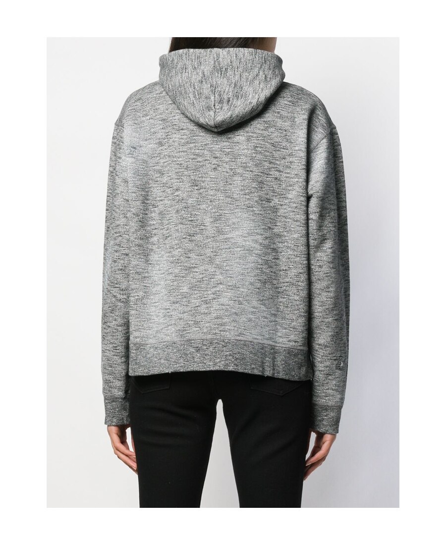 Shop Dsquared2 Icon Hoodie In Gray