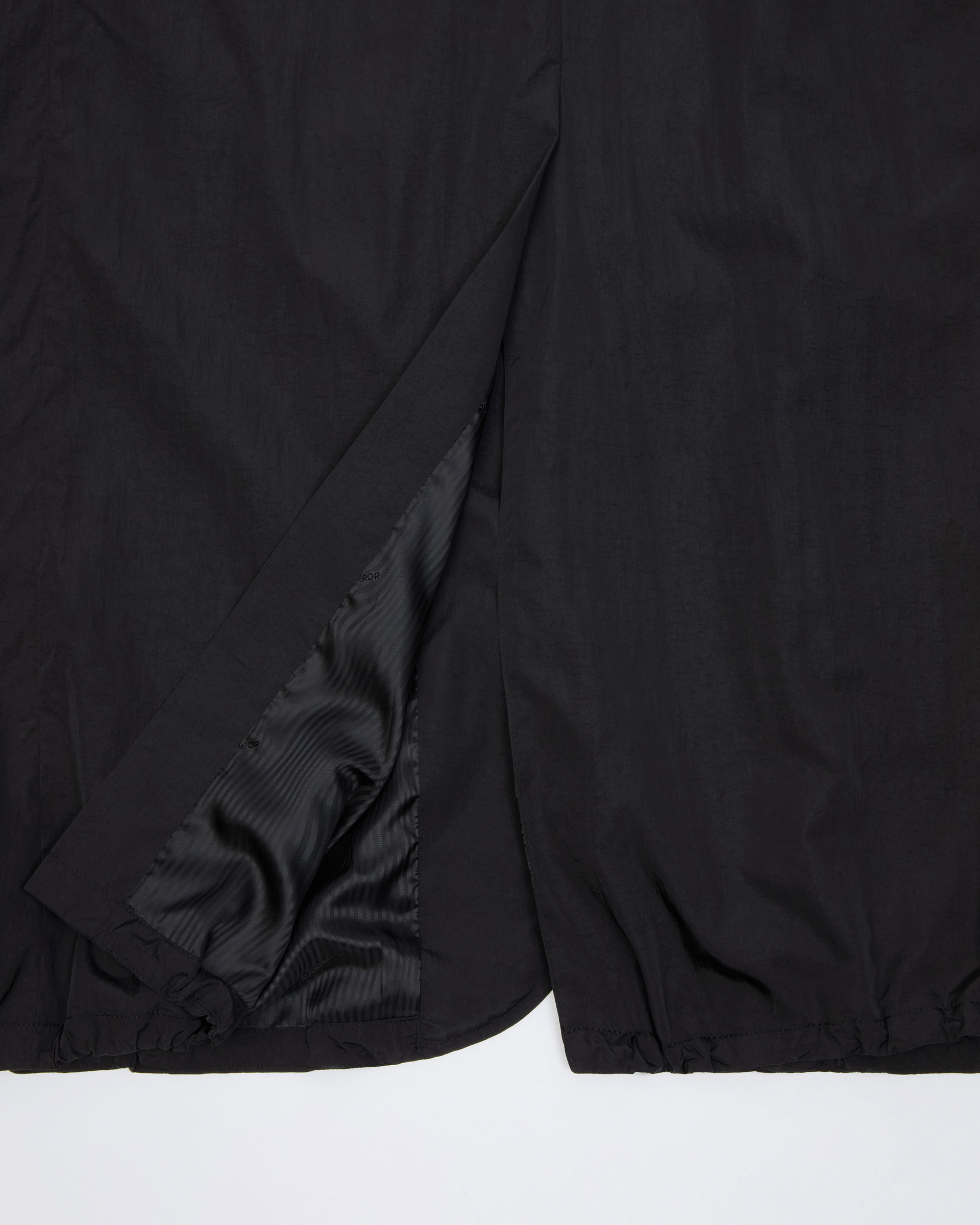 Ader Error Single Breasted Trench Coat In Black