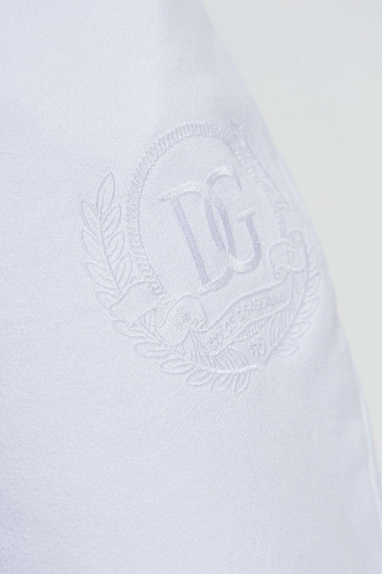 Dolce & Gabbana Logo-embroidered Track Pants In White