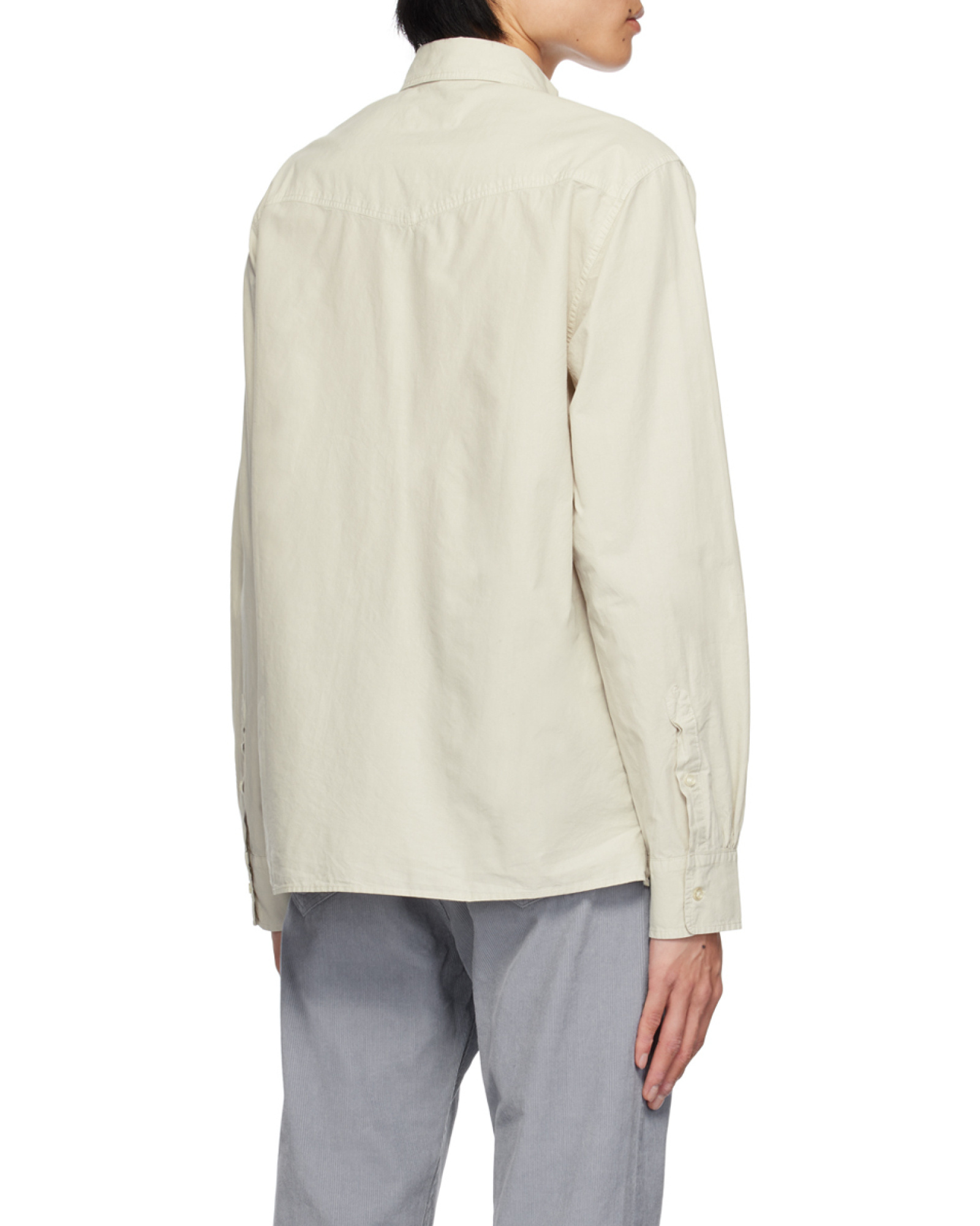 OFFICINE GENERALE ALEX CRINKLED-EFFECT SHIRT