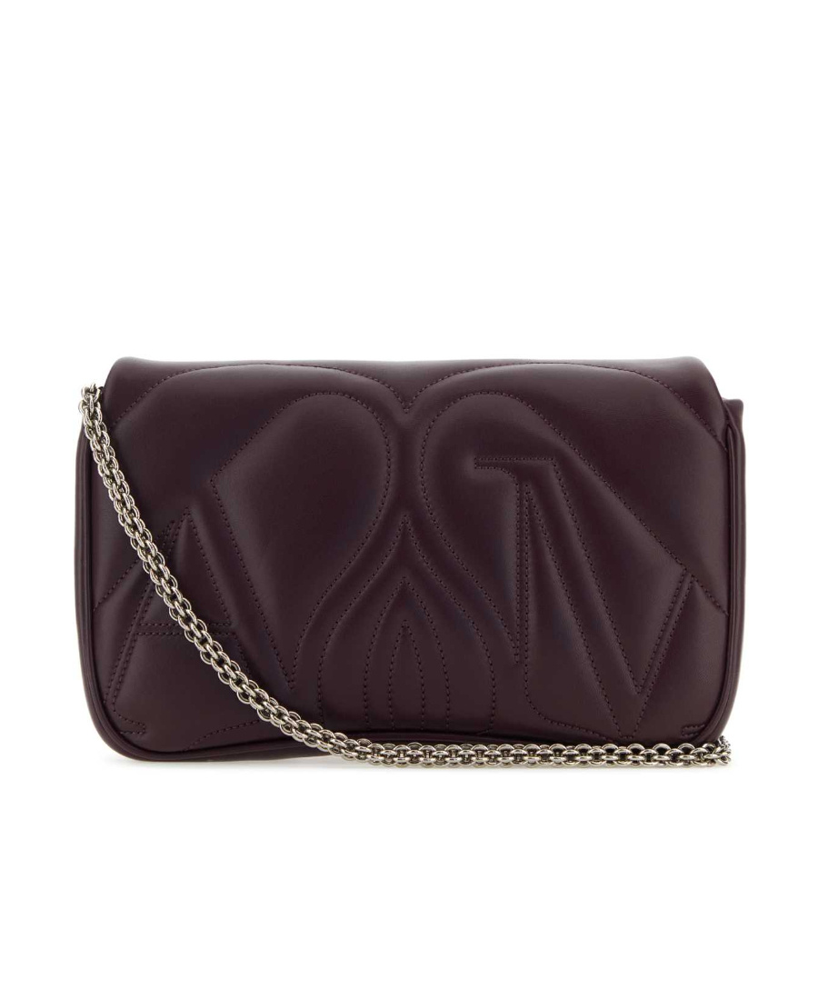 Alexander Mcqueen Small The Seal Shoulder Bag In Black