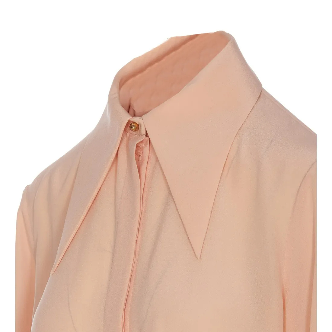 Chloé Long-sleeved Shirt In Nude