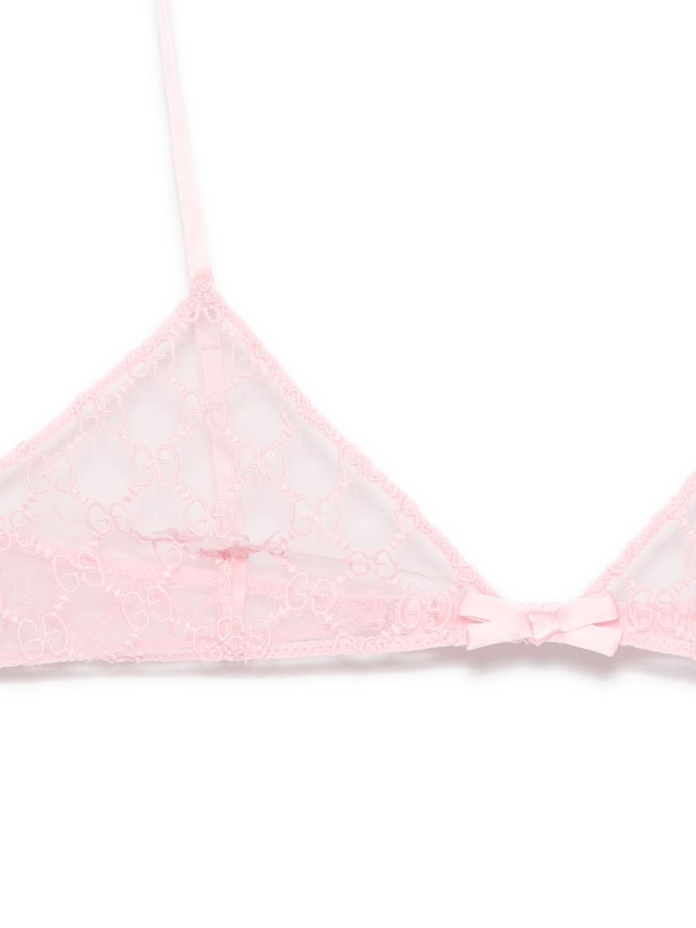 Gucci Bow Detailing Lace Lingerie Bra