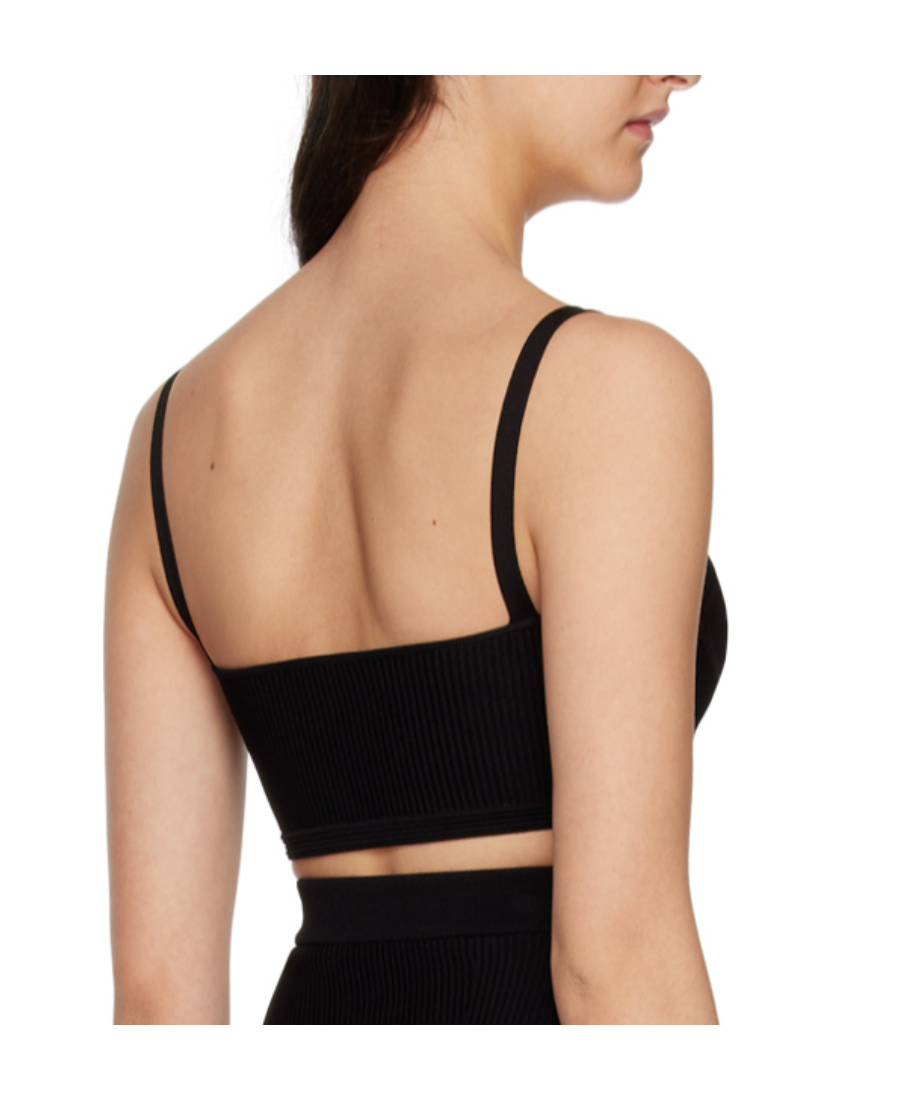 Alexander Mcqueen Cut Out Strapped Top In Black