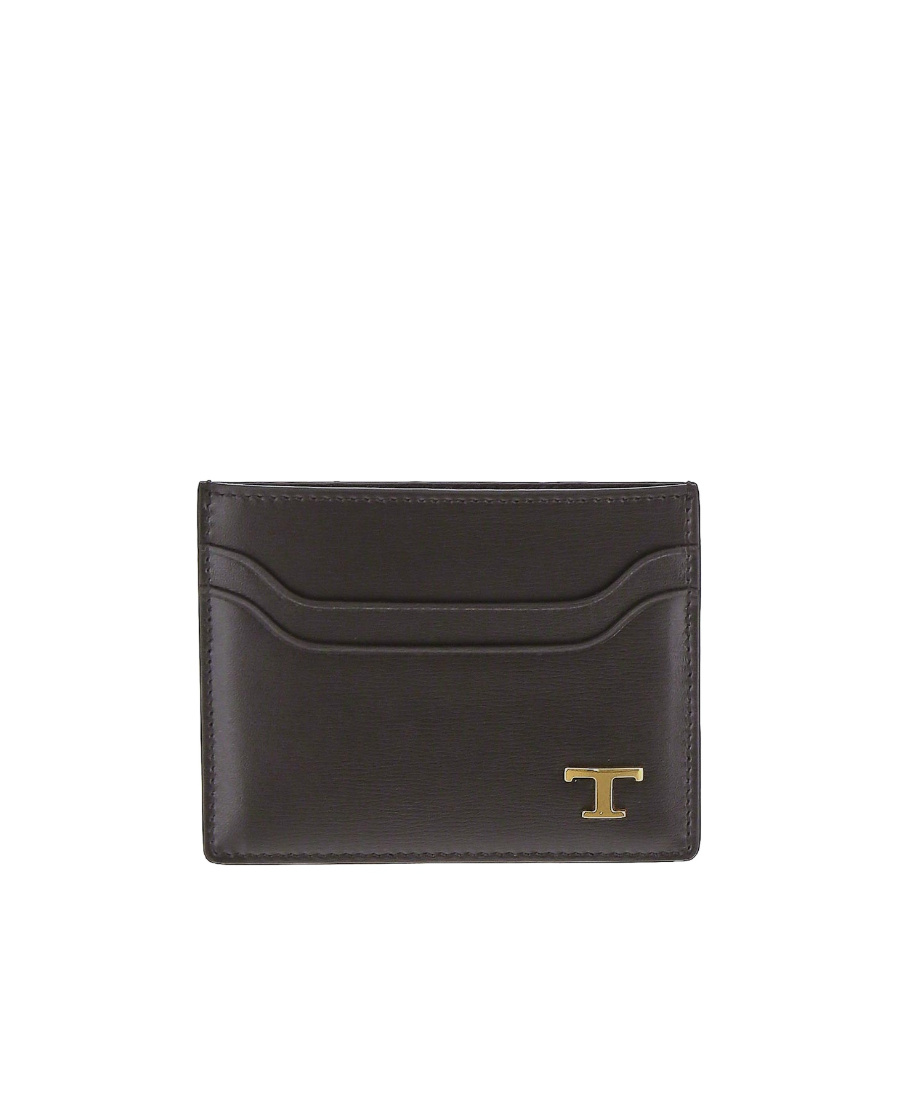 TOD'S TOD'S LOGO PLAQUE CARD HOLDER