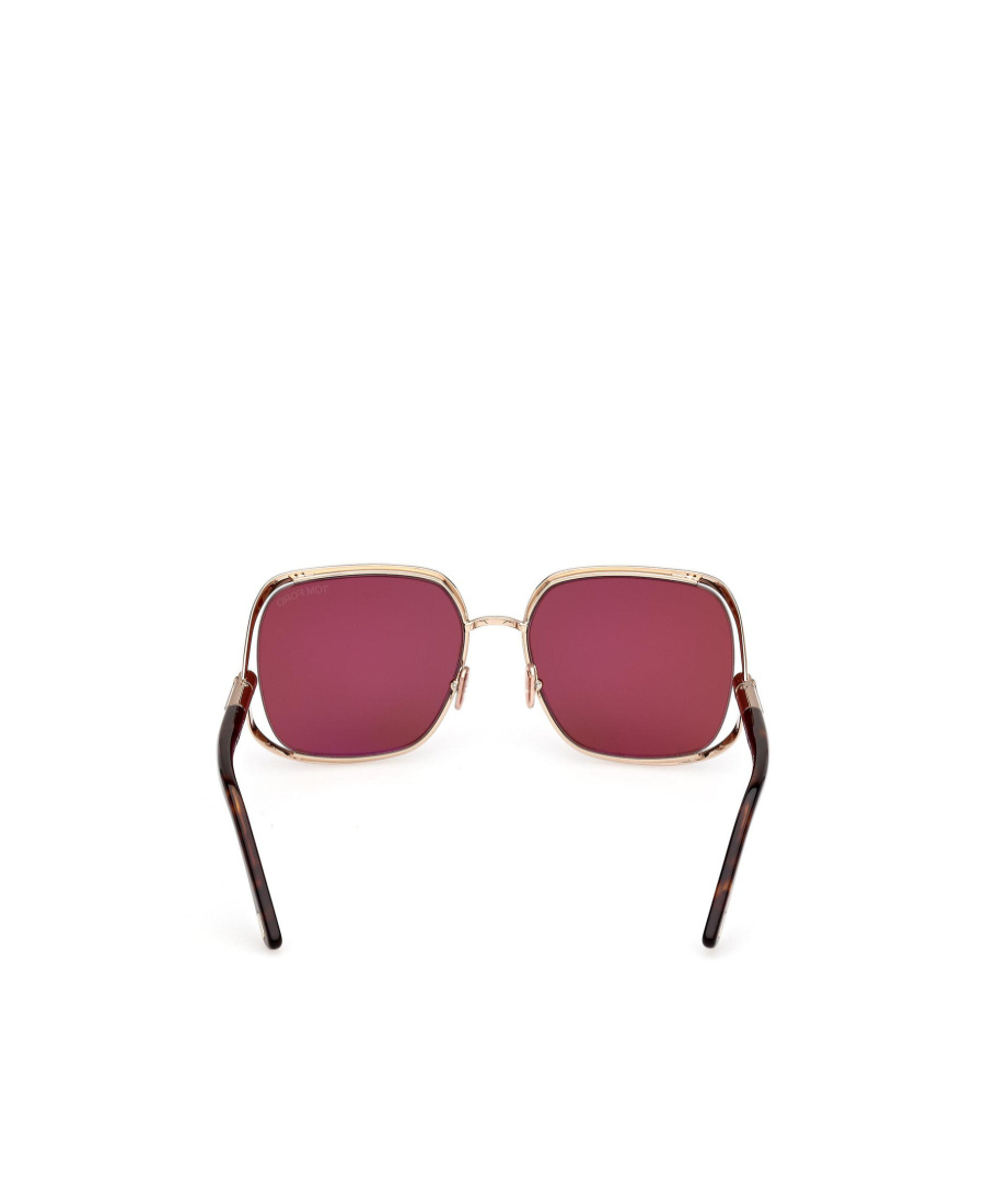 Tom Ford Raphaela Mixed-media Butterfly Sunglasses In Purple