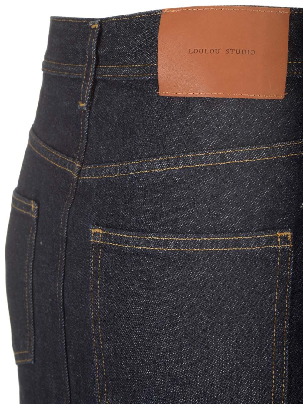 Loulou Studio Denim Skirt