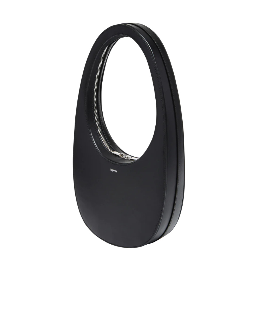 COPERNI CURVED LEATHER TOTE BAG 