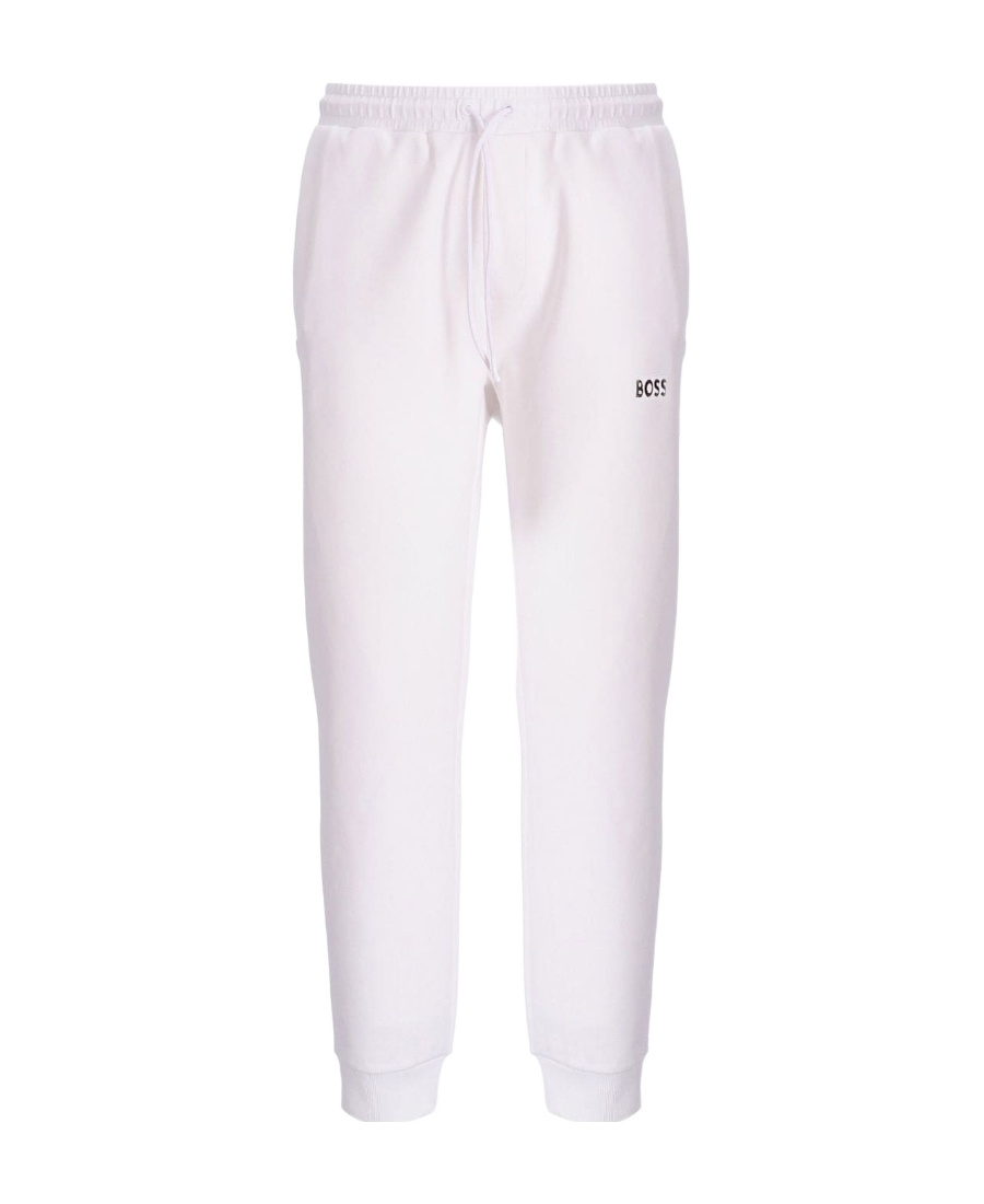 Hugo Boss Logo-print Track Pants In White
