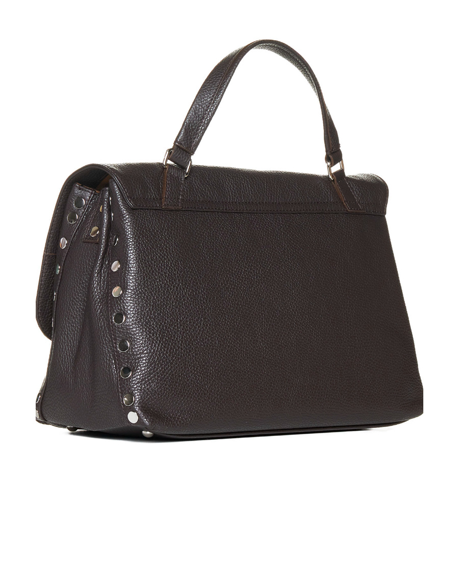 Zanellato Large Postina Grained-texture Tote Bag In Black