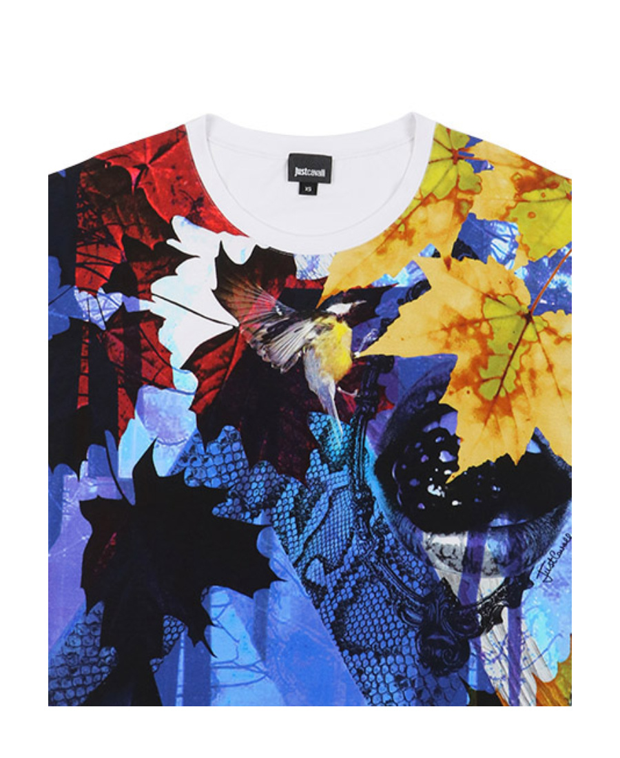 JUST CAVALLI PRINTED T-SHIRT