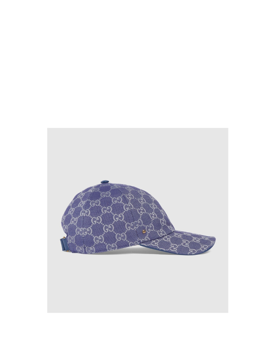 Gucci Gg Canvas Baseball Hat In Purple