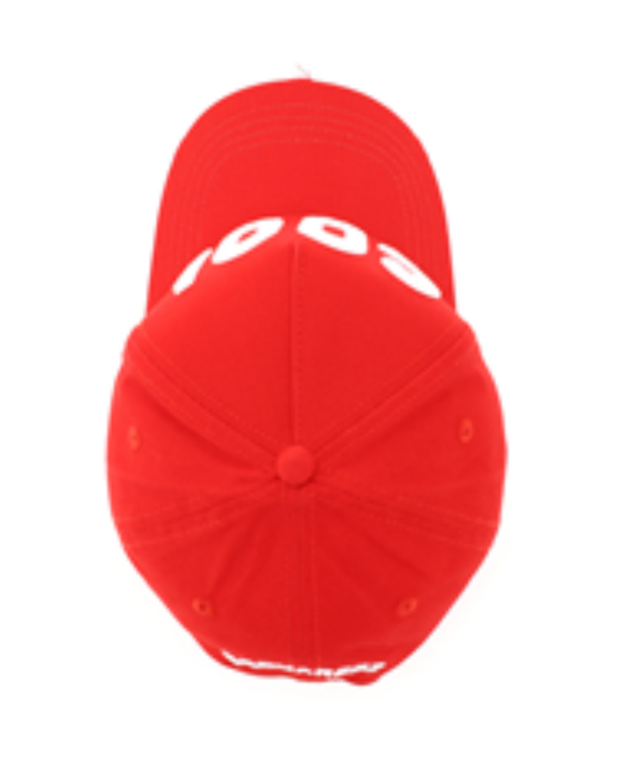 Dsquared2 Embroidered-slogan Baseball Cap In Red