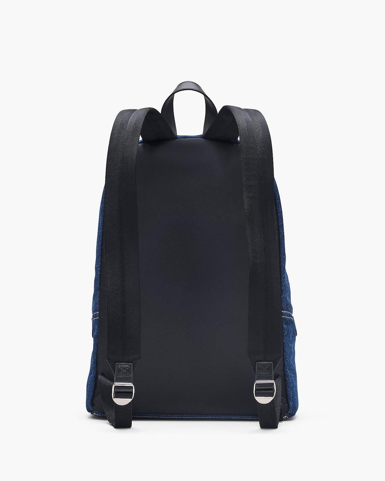 Marc Jacobs Large The Colourblock Denim Backpack In Blue