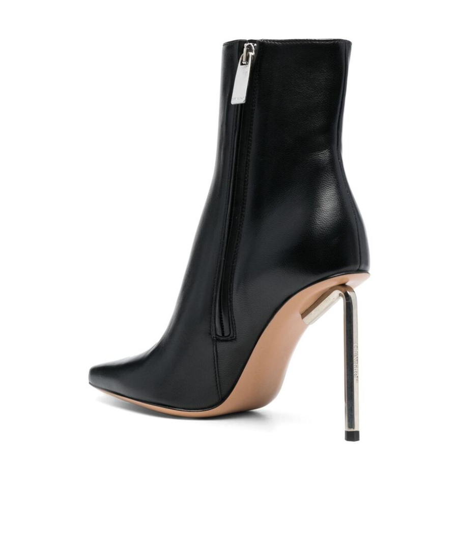 Off-white Allen Key Pointed-toe Ankle Boots In Black