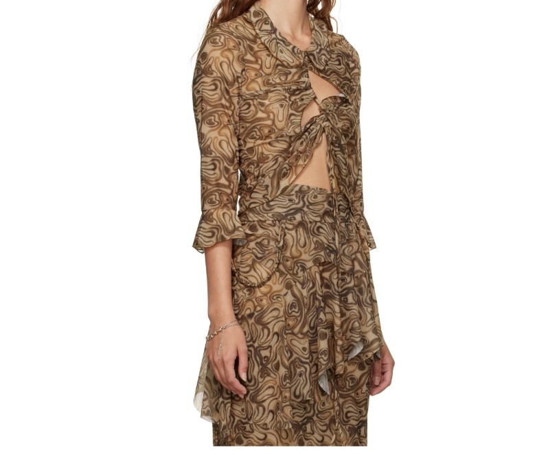 Avavav Brown Holy Shirt 2.0 Blouse In Brown