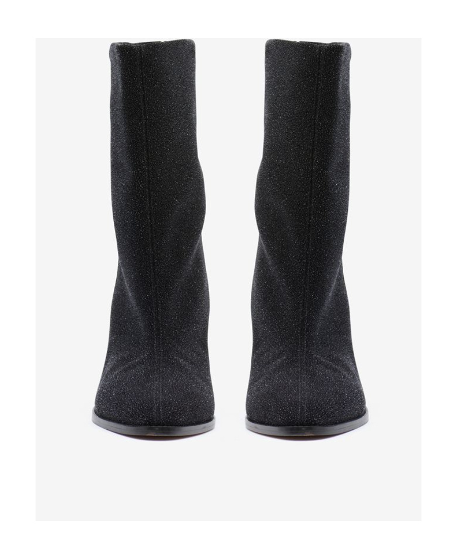Isabel Marant Sequined Short Boots In Black