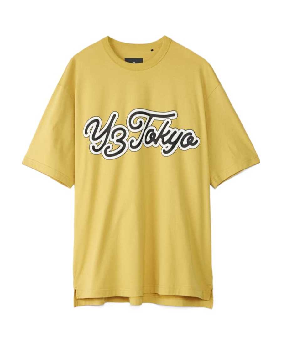 Y-3 Logo-print Cotton T-shirt In Yellow