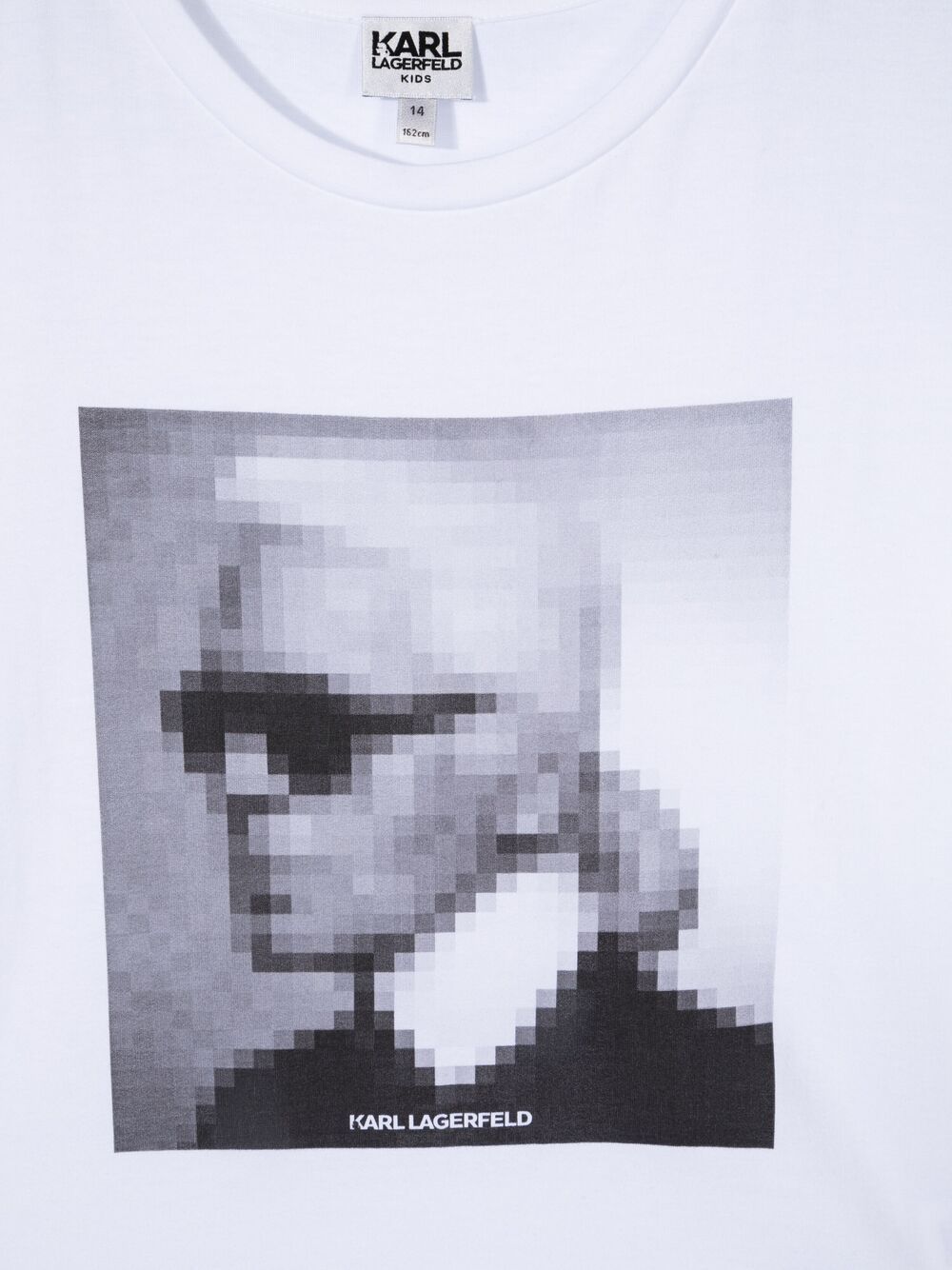 Karl Lagerfeld Teen Karl-print T-shirt In White