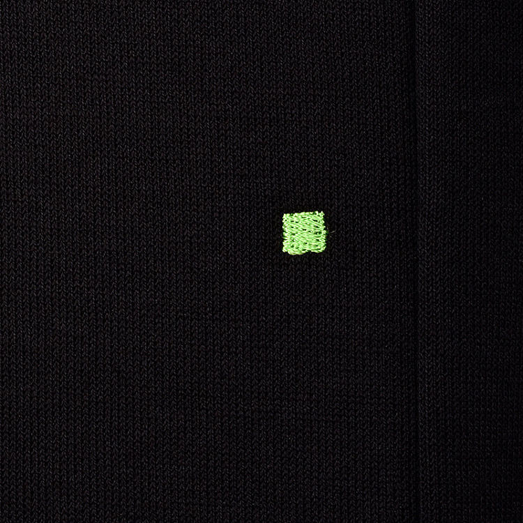 Hugo Boss Colle-neck Color Contrast Sweater In Black