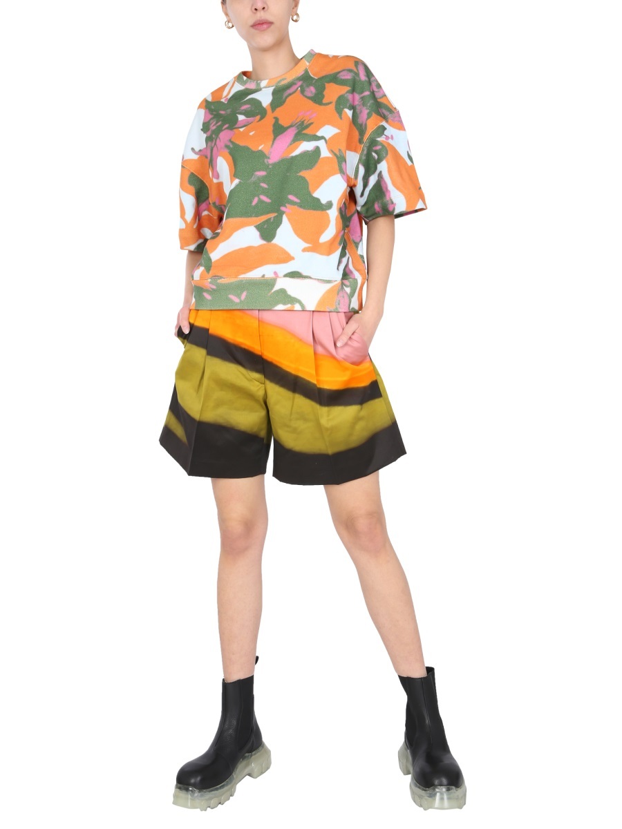 DRIES VAN NOTEN DRIES VAN NOTEN COLOUR-BLOCK SHORTS