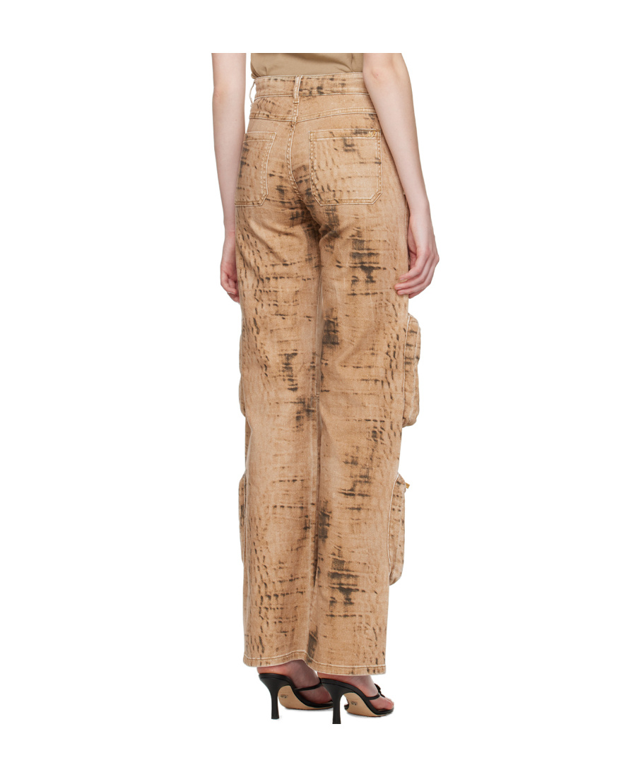 Blumarine Multi-pocket Work Casual Pants In Nude