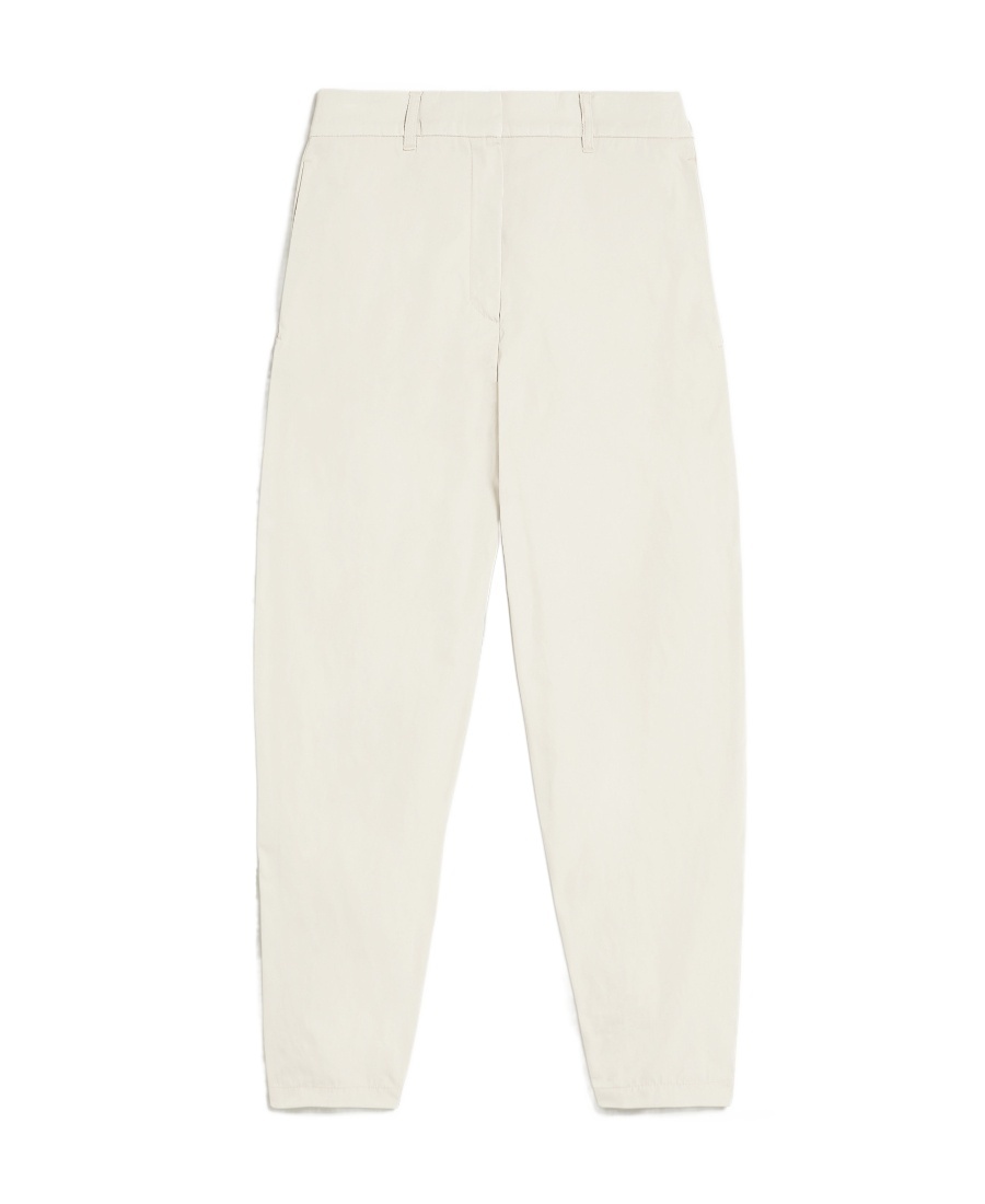 Max Mara Nine-point Casual Pants In White