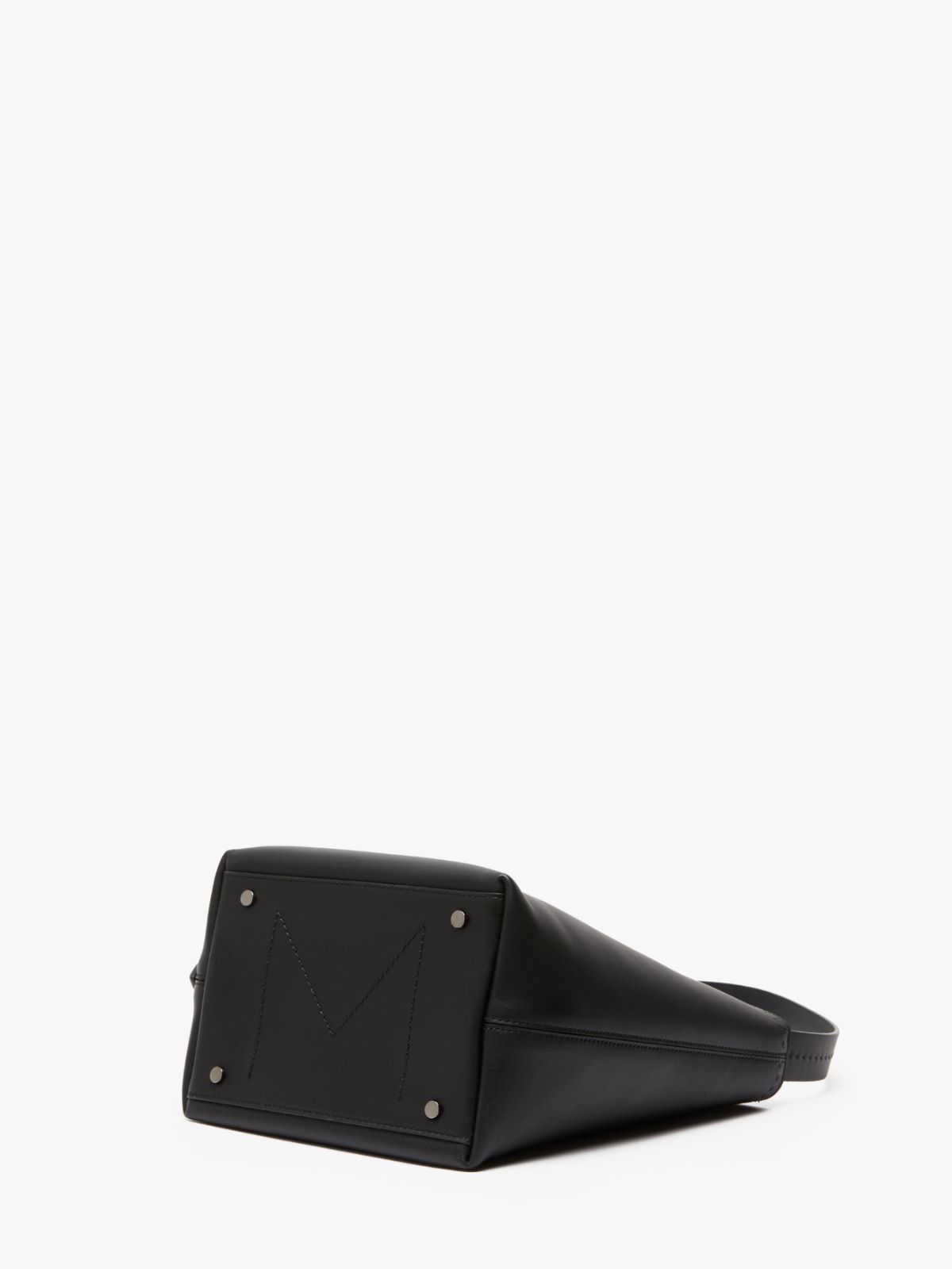 Max Mara Archetipo Small Leather Bag In Black