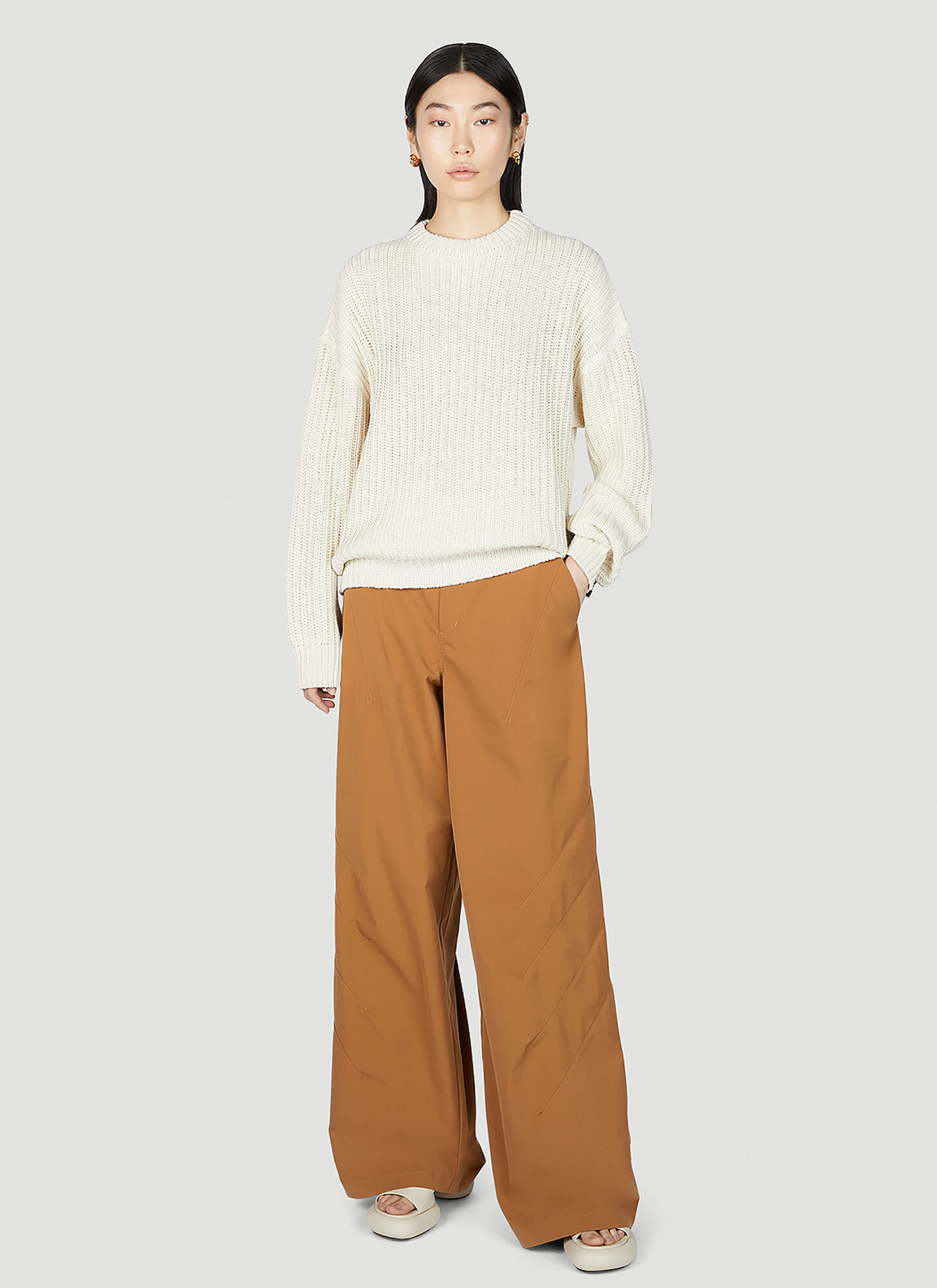 Our Legacy Sonar Intarsia-knit Jumper In White
