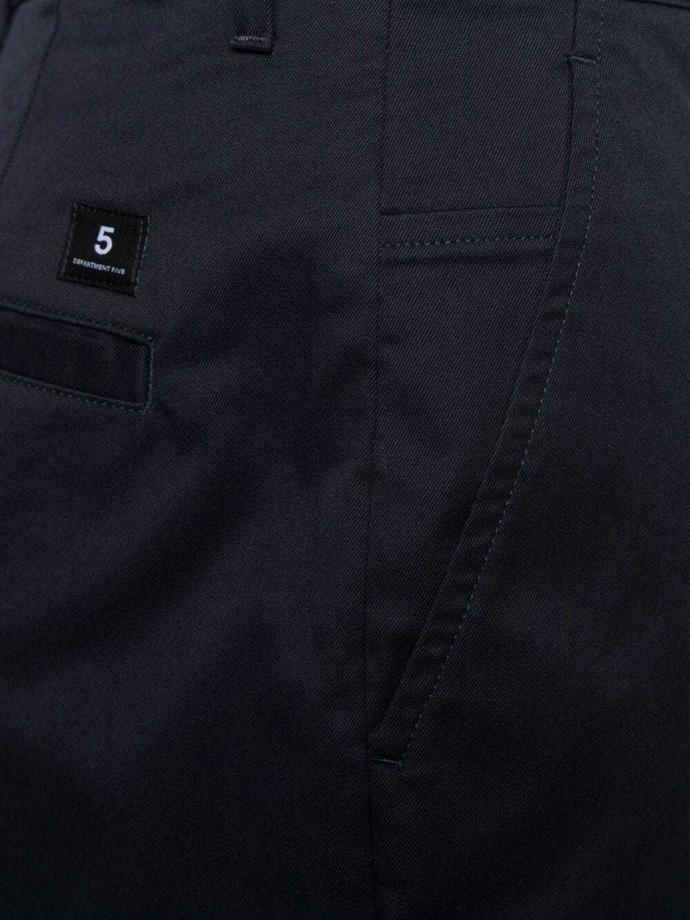 Department Five Logo-patch Shorts In Black