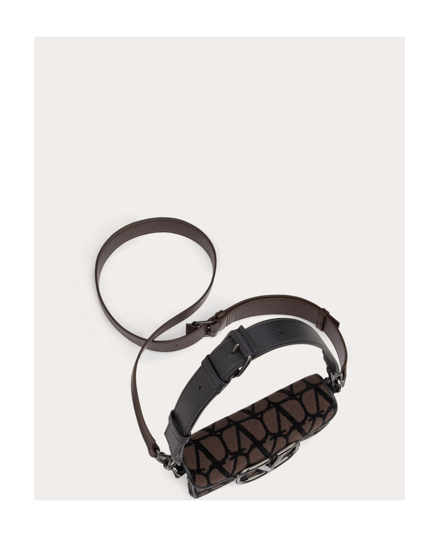 VALENTINO GARAVANI VALENTINO VLOGO PLAQUE FOLDPVER TOP SHOULDER BAG