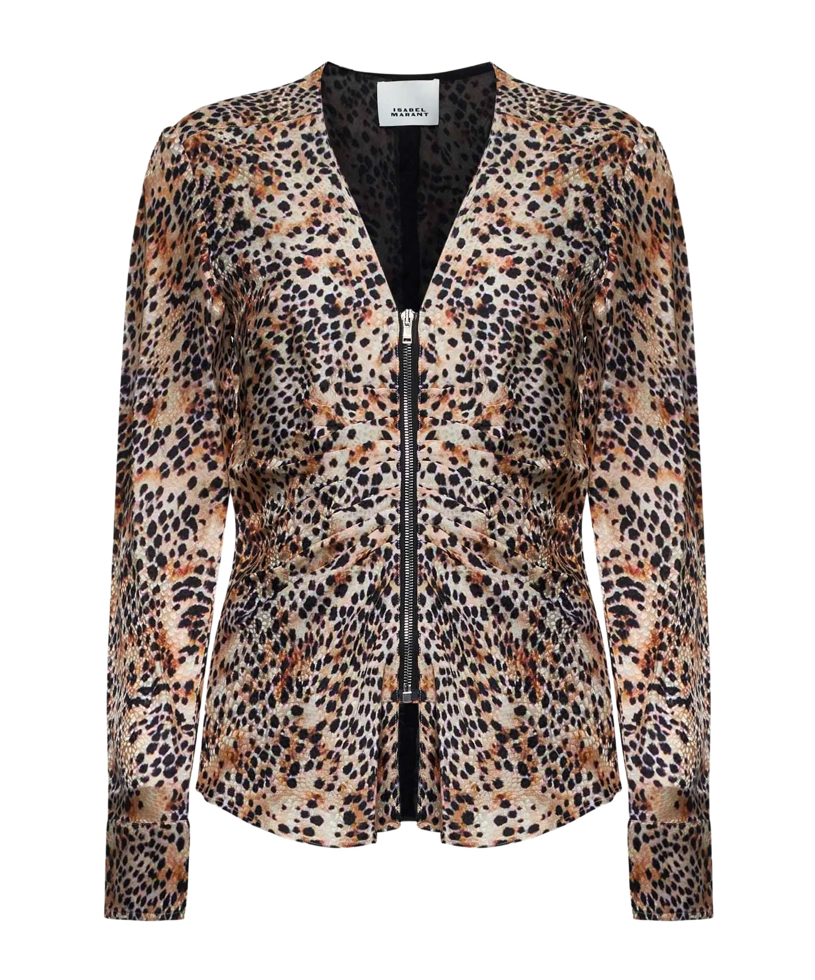 Isabel Marant Long-sleeved Casual Jacket In Multicolor
