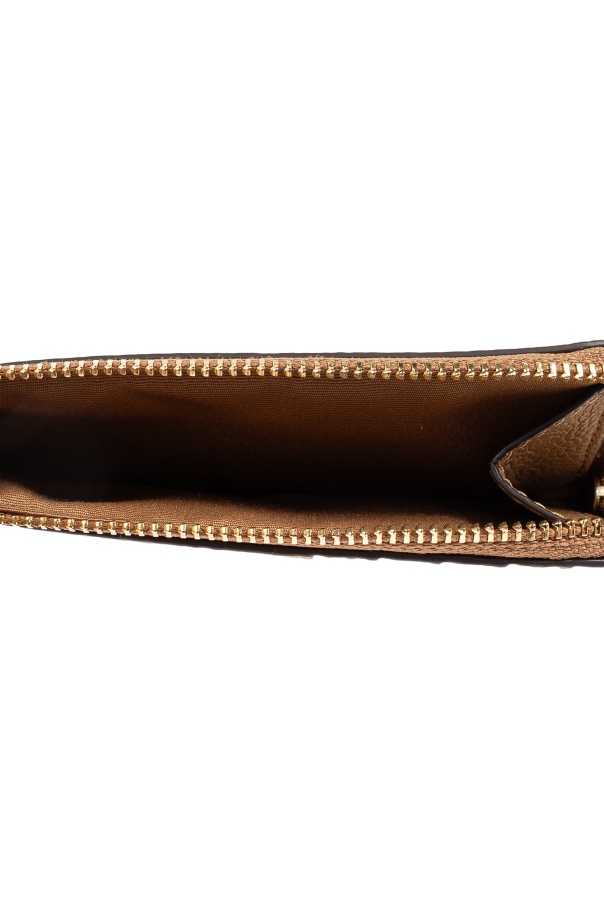 Tory Burch Eleanor Card Holder In Nude