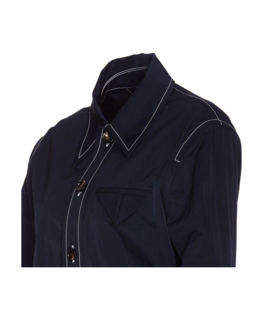 Shop Bottega Veneta Tech Nylon Jacket In Blue