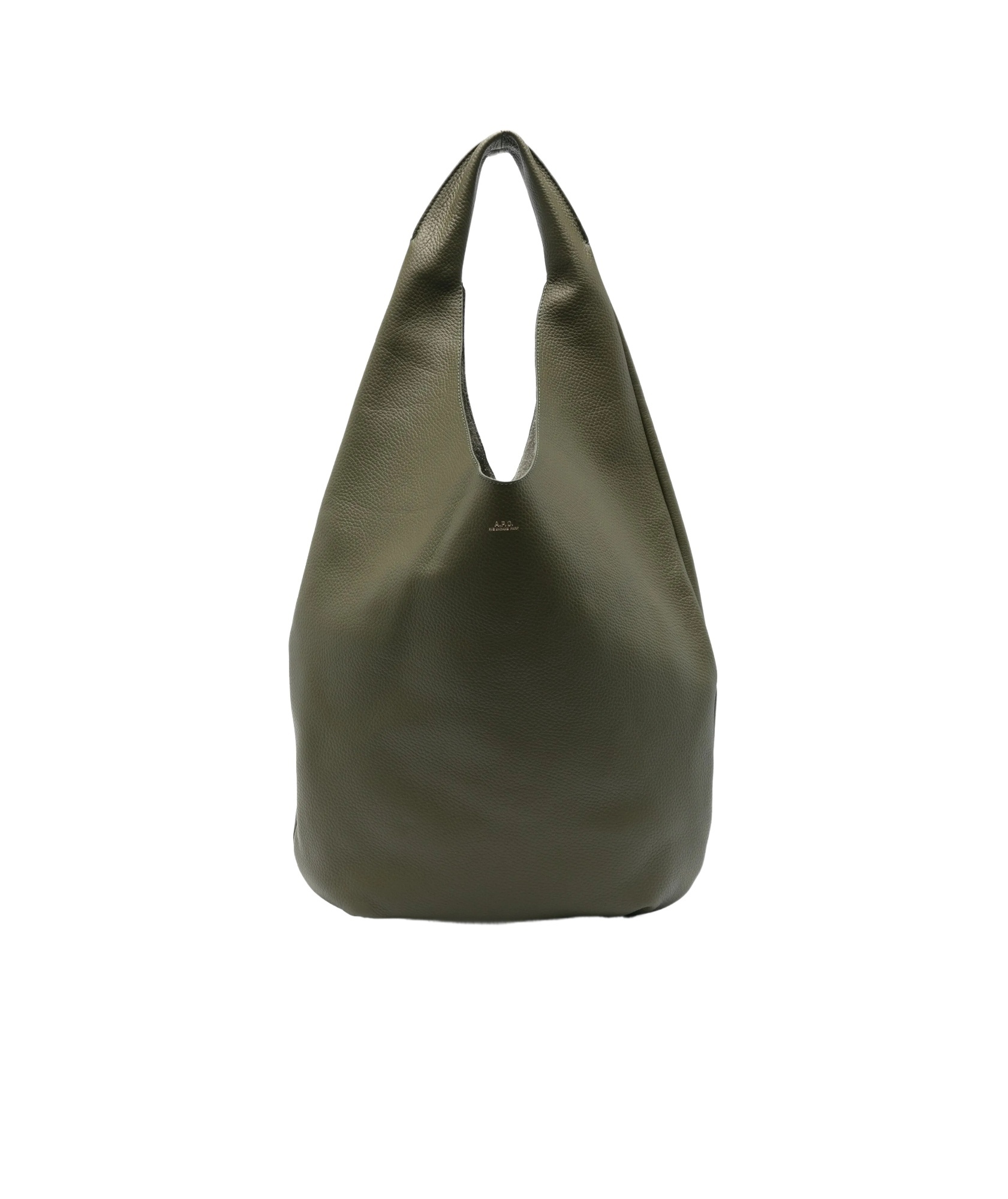 Apc Single Handle Shoulder Bag In Green