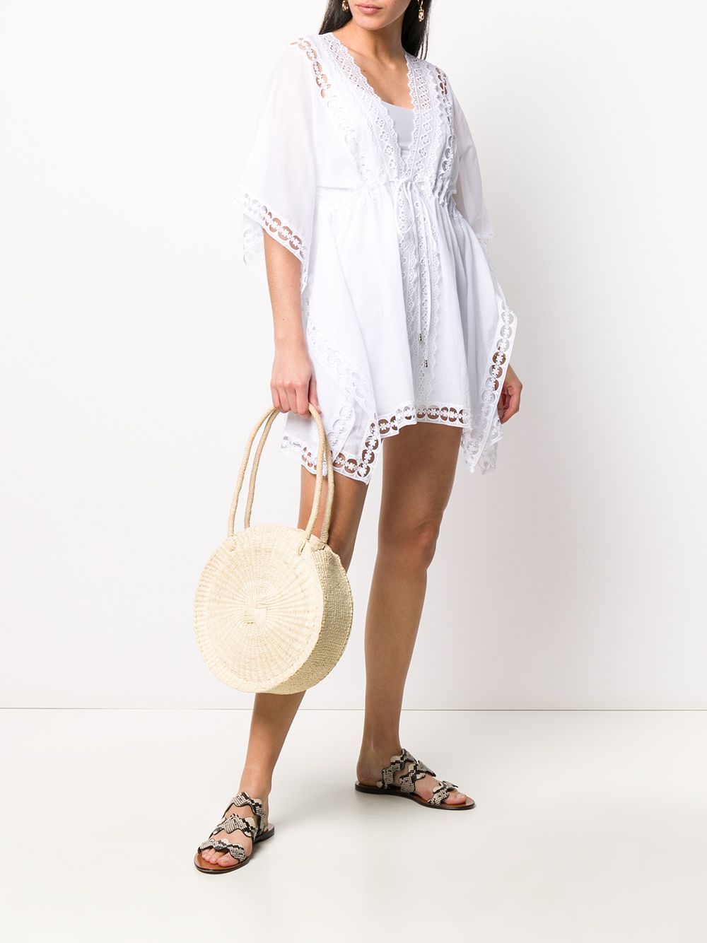 Charo Ruiz Embroidered Pendant Coat